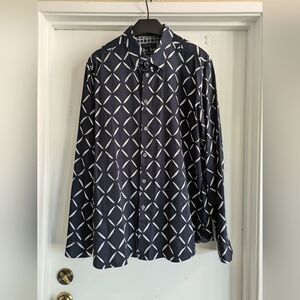 Ted Baker London Geometric Button Down 7/XL
